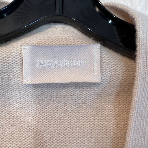 Zadig & Voltaire Mirka Heart Cashmere Cardigan - Picture 2 of 3